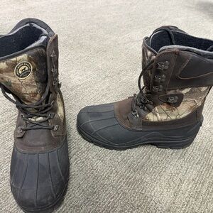 Irish Setter Brown and Black Camouflage Boots